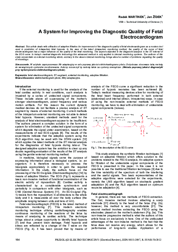 (PDF) A System for Improving the Diagnostic Quality of Fetal ...