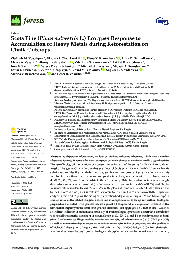 (PDF) Scots Pine (Pinus sylvestris L.) Ecotypes Response to ...