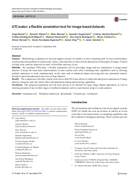 (PDF) GTCreator: a flexible annotation tool for image-based datasets