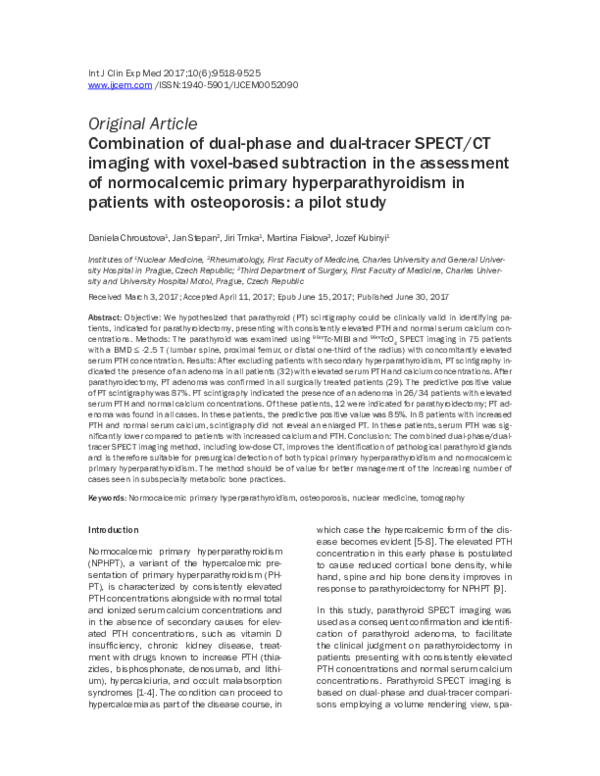 (PDF) Combination of dual-phase and dual-tracer SPECT/CT imaging with ...