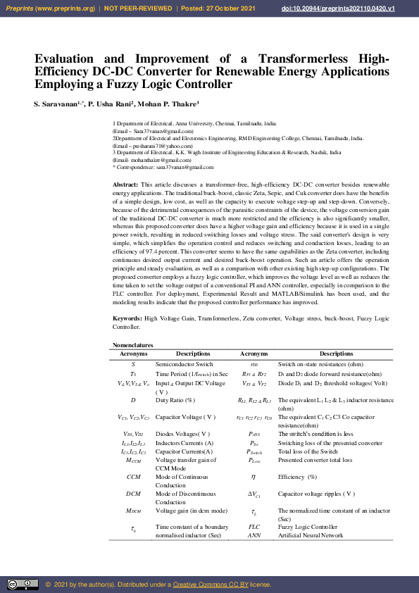 (PDF) Evaluation and Improvement of a Transformerless High-Efficiency ...