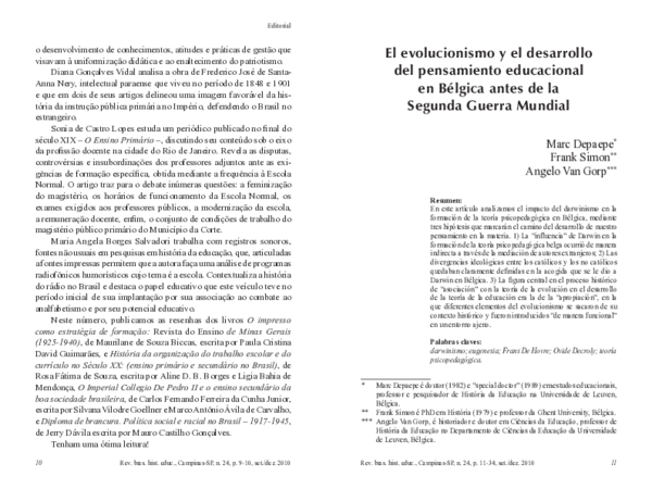 (PDF) Evolutionism and the development of educational thinking in ...