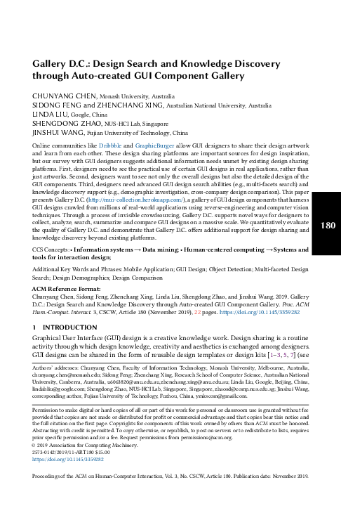(PDF) Gallery D.C.: Design Search and Knowledge Discovery through Auto ...