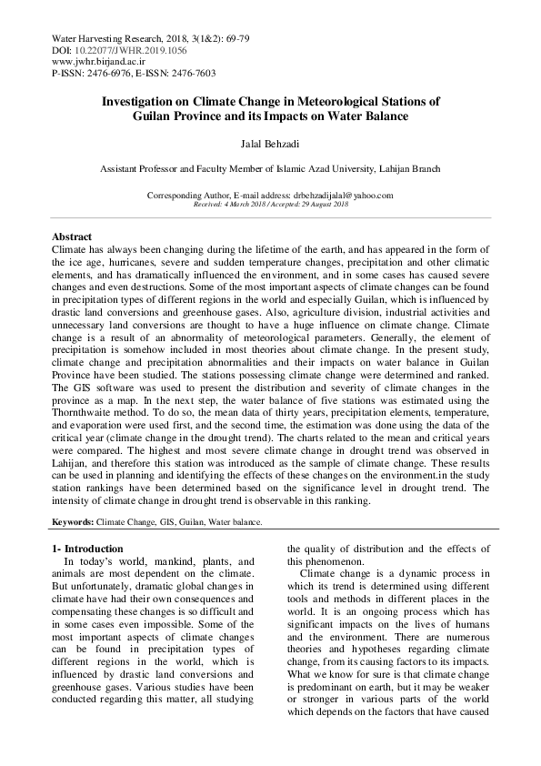 (PDF) Understanding Climate Change Impacts on Crop Productivity and ...