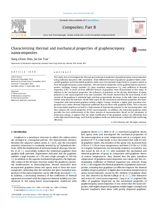 (PDF) Characterizing thermal and mechanical properties of graphene ...