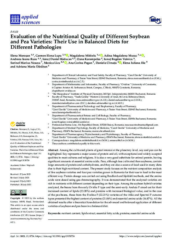 (PDF) Evaluation of the Nutritional Quality of Different Soybean and ...