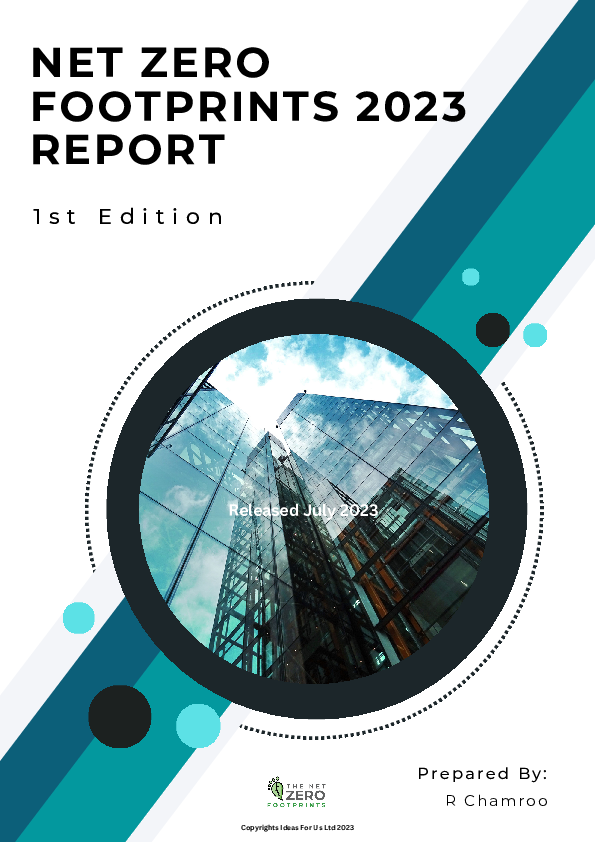 (PDF) THE NET ZERO FOOTPRINTS 2023 REPORT
