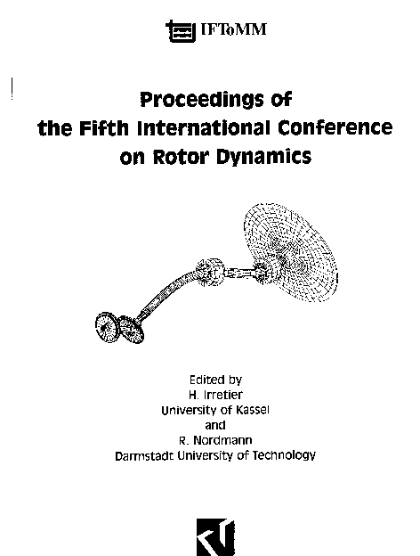 (PDF) Proceedings of the sixth International conference on rotor dynamics