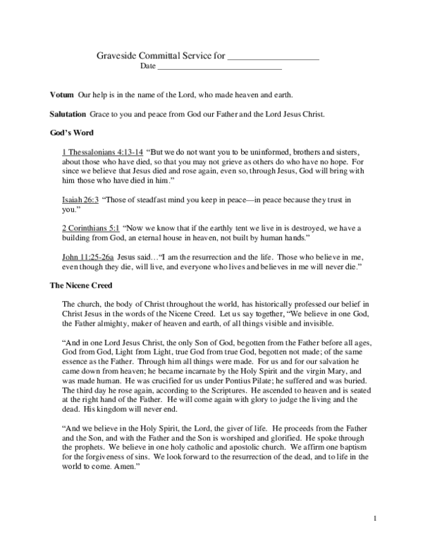 (PDF) Committal Service
