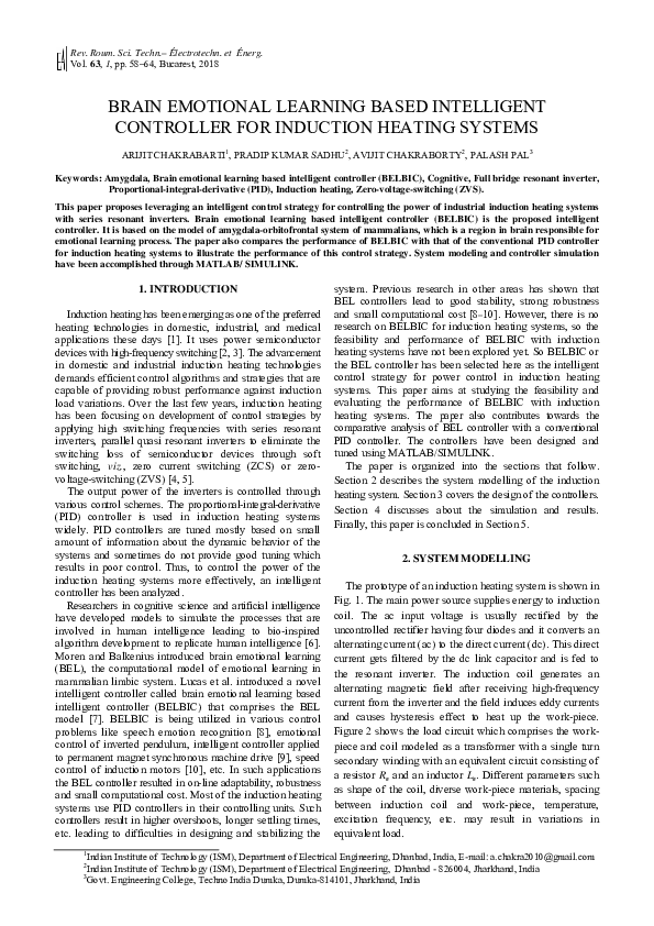 (PDF) Brain Emotional Learning Based Intelligent Controller for ...