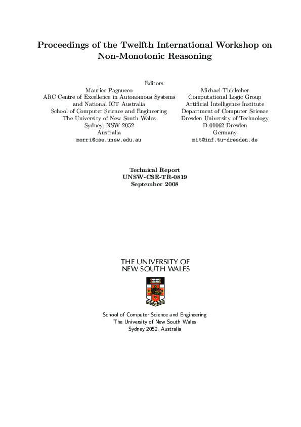 (PDF) An abstract argumentation framework for handling dynamics