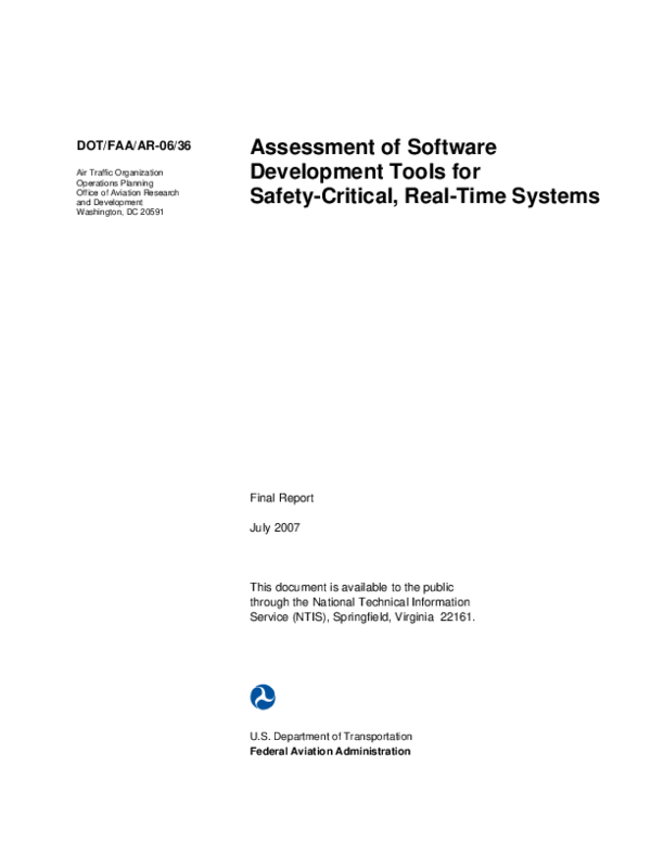 (PDF) A study of automatic code generation for safety-critical software ...