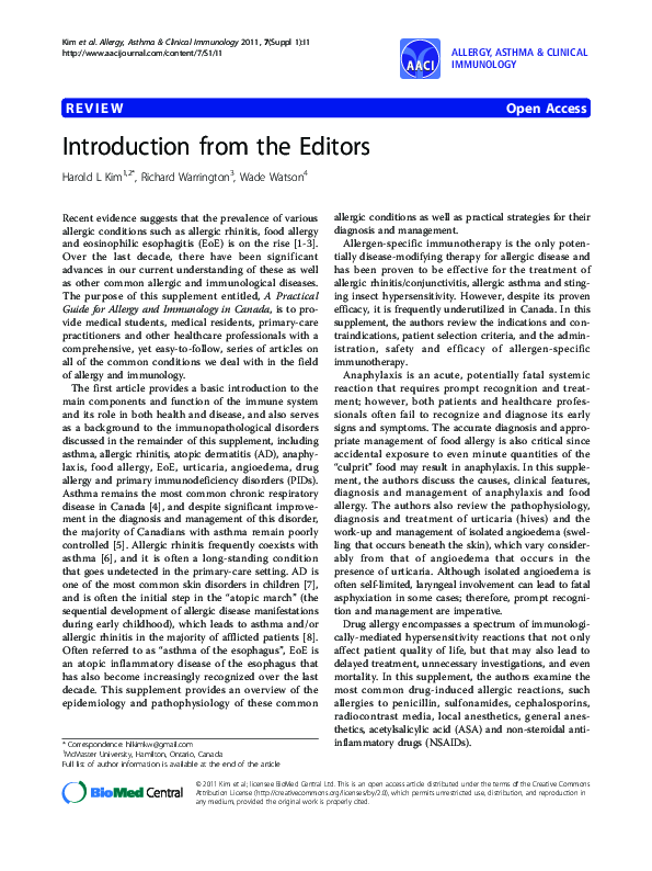 (PDF) Introduction from the Editors