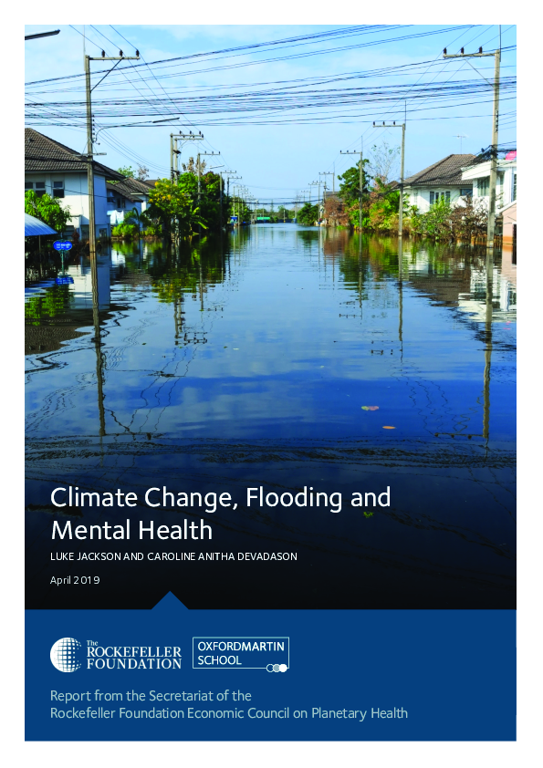 (PDF) Climate Change , Flooding and Mental Health