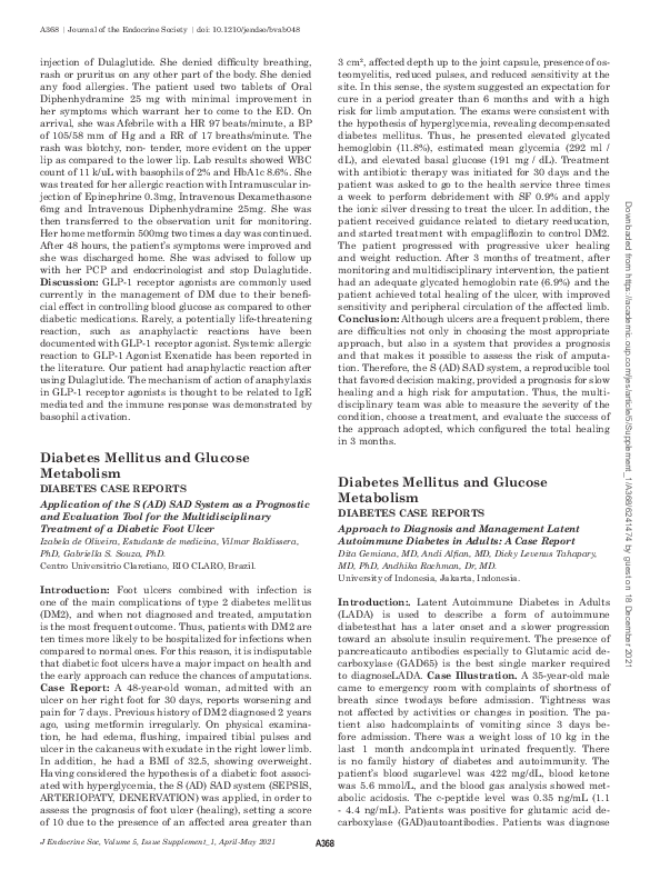 (PDF) Application of the S (AD) SAD System as a Prognostic and ...