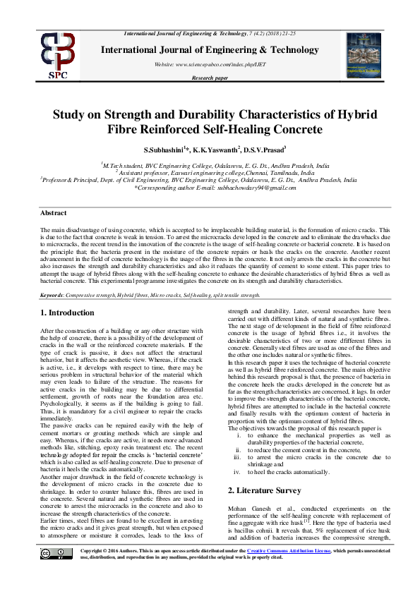 (PDF) Study on Strength and Durability Characteristics of Concrete with ...