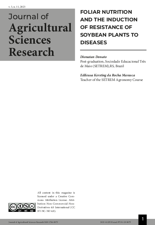 (PDF) FOLIAR NUTRITION AND THE INDUCTION OF RESISTANCE OF SOYBEAN ...