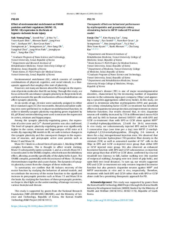 (PDF) Effect of environmental enrichment on SNARE proteins and their ...