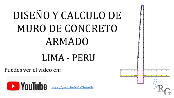 (PDF) DISEÑO Y CALCULO DE MURO DE CONCRETO ARMADO 7.50 m DE ALTURA