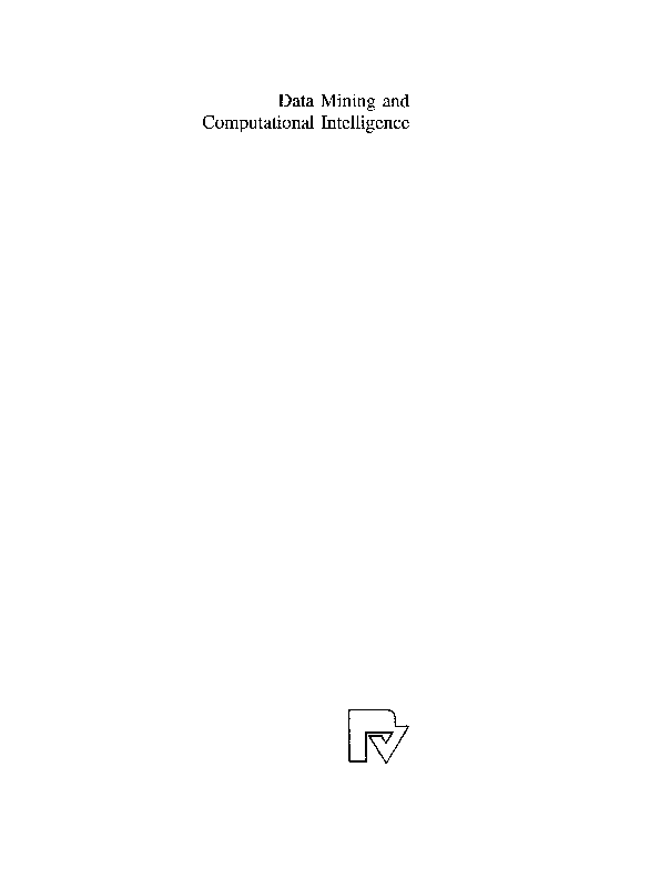 (PDF) Data Mining and Computational Intelligence