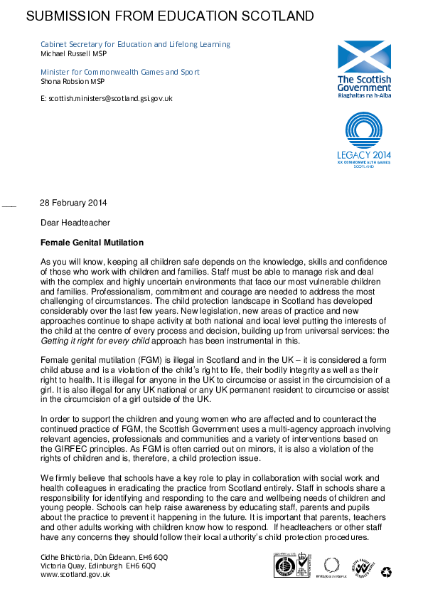 (PDF) Female genital mutilation