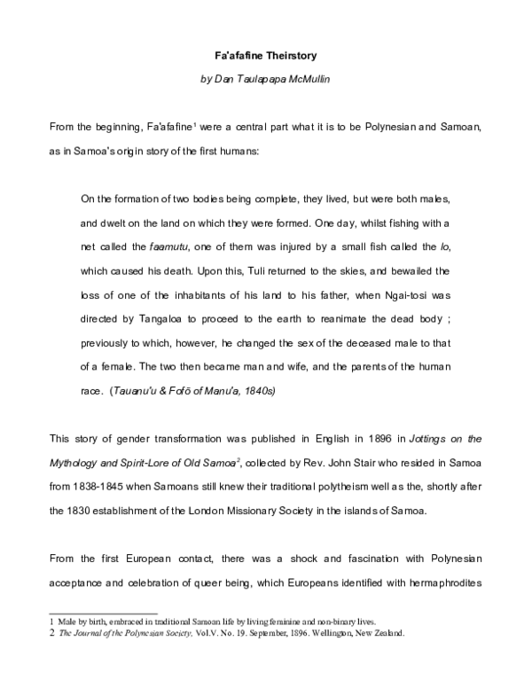 (PDF) Fa'afafine Theirstory (2022)