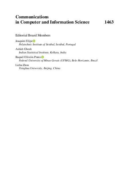 (PDF) Advances in Computational Collective Intelligence
