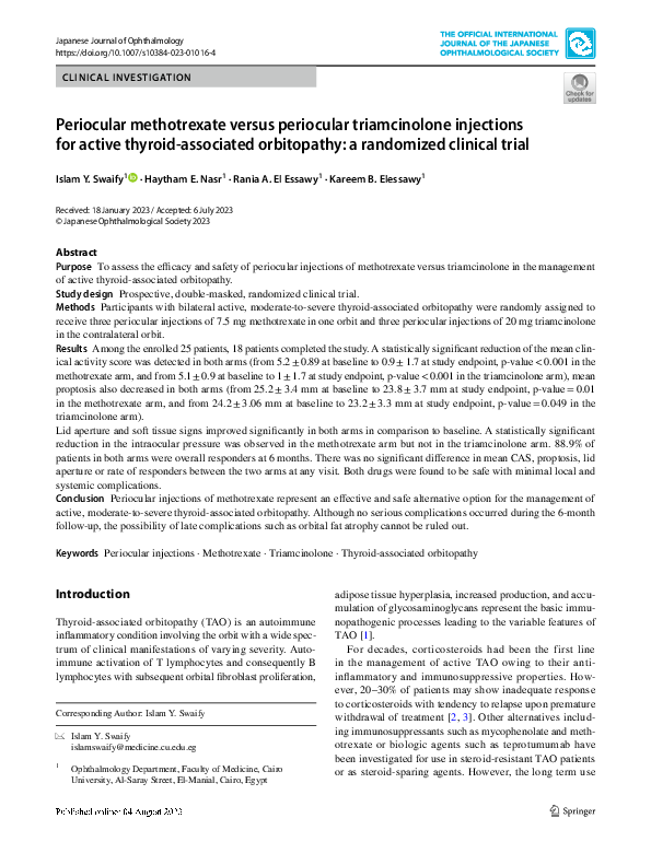 (PDF) Periocular methotrexate versus periocular triamcinolone ...