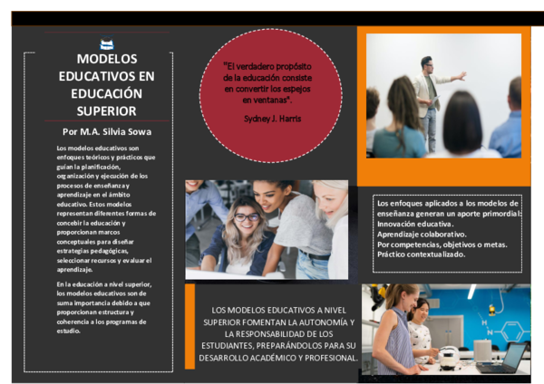 (PDF) MODELOS EDUCATIVOS EN EDUCACIÓN SUPERIOR