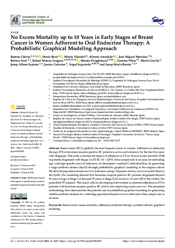 (PDF) No Excess Mortality up to 10 Years in Early Stages of Breast ...