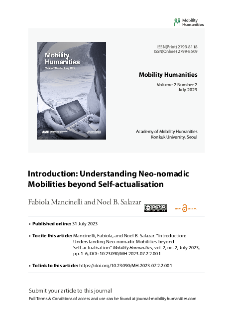 (PDF) Introduction: Understanding neo-nomadic mobilities beyond self ...