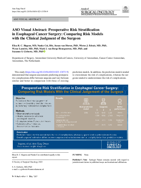 (PDF) ASO Visual Abstract: Preoperative Risk Stratification in ...