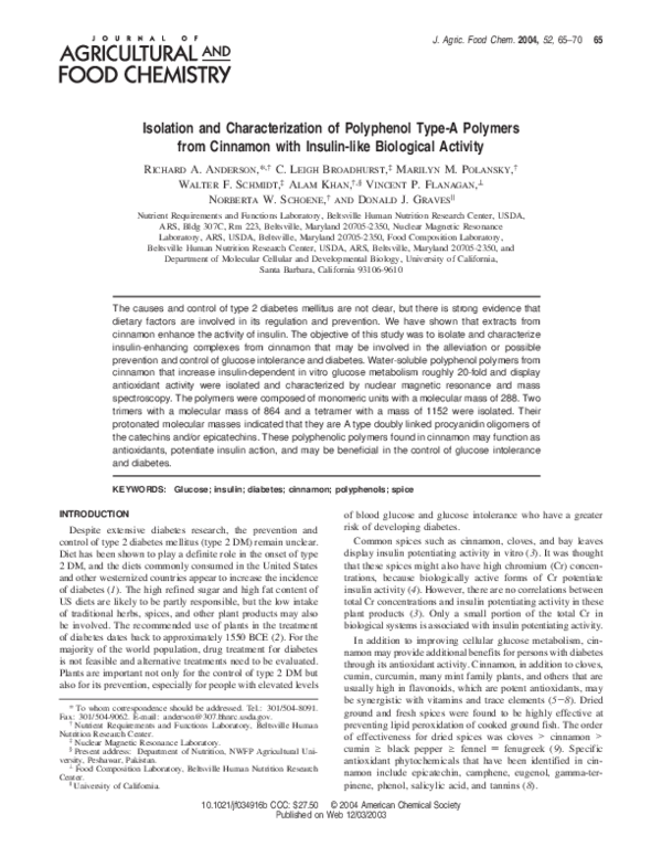 (PDF) Isolation and Characterization of Polyphenol Type-A Polymers from ...