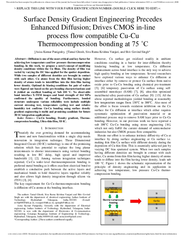 (PDF) Surface Density Gradient Engineering Precedes Enhanced Diffusion ...