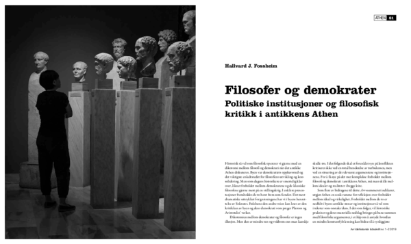 (PDF) Filosofer og demokrater: Politiske institusjoner og filosofisk ...