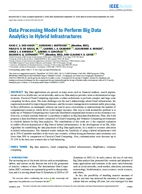 (PDF) Data Processing Model to Perform Big Data Analytics in Hybrid ...