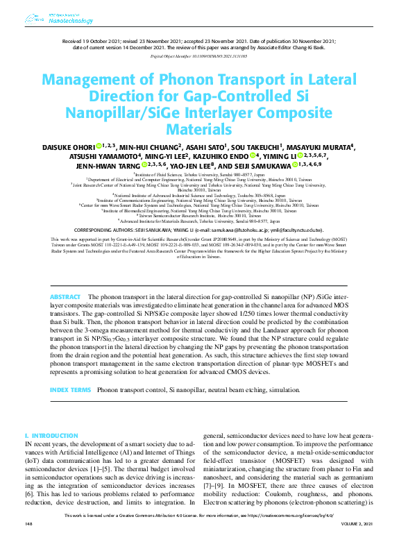 (PDF) Management of Phonon Transport in Lateral Direction for Gap ...