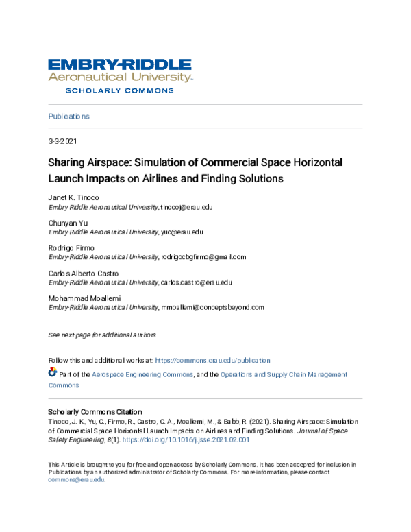  pdf sharing airspace simulation of commercial space horizontal