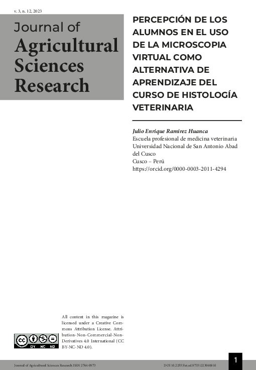 (PDF) PERCEPCIÓN DE LOS ALUMNOS EN EL USO DE LA MICROSCOPIA VIRTUAL ...