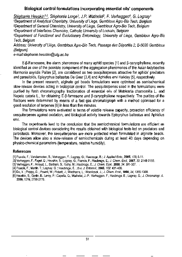 (PDF) Biological control formulations incorporating essential oils ...