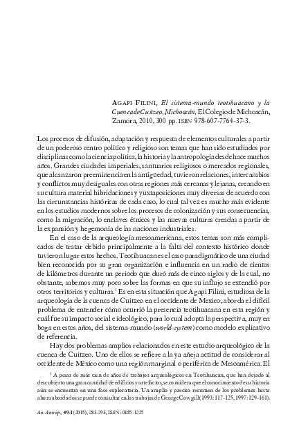(PDF) Reseña del libro