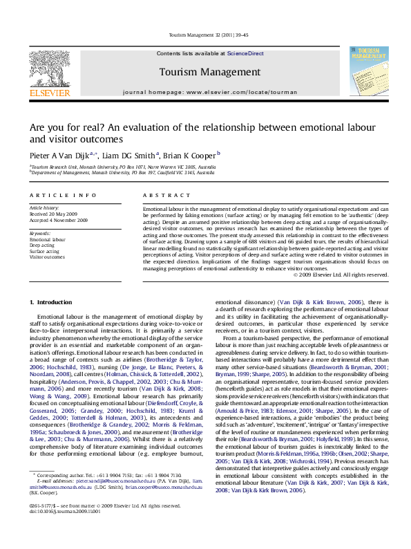(PDF) Are you for real? An evaluation of the relationship between ...