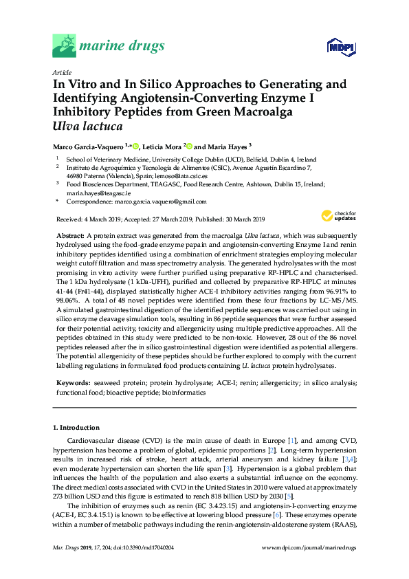 (PDF) In Vitro and In Silico Approaches to Generating and Identifying ...