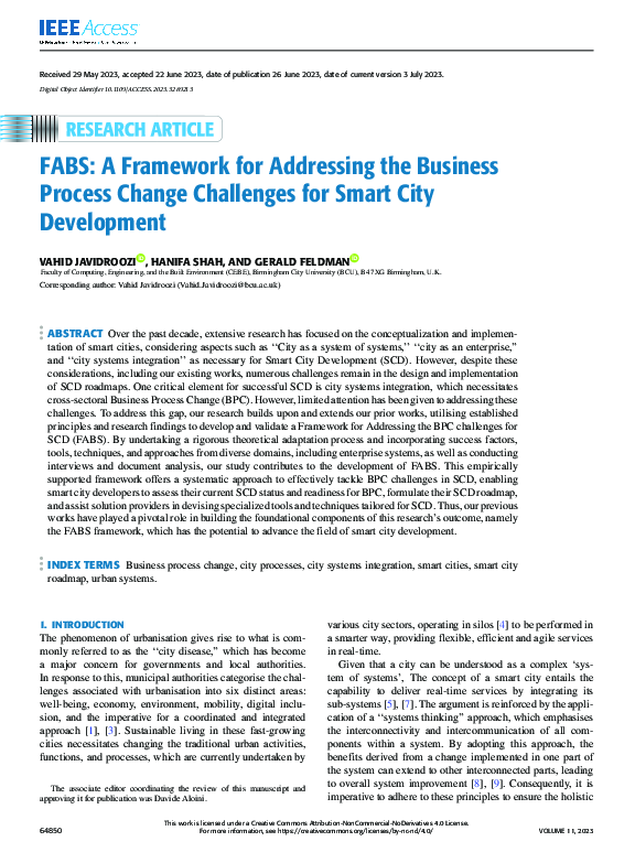 (PDF) FABS: A Framework for Addressing the Business Process Change ...