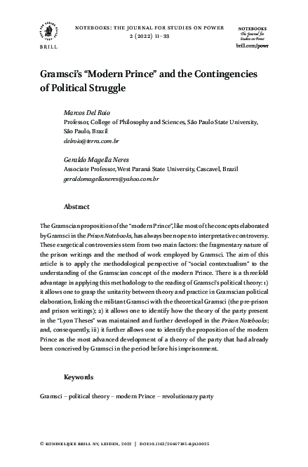 (PDF) Gramsci's 