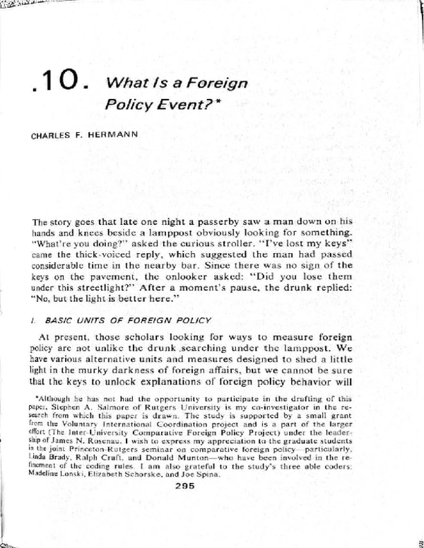 (PDF) What is a foreign policy event