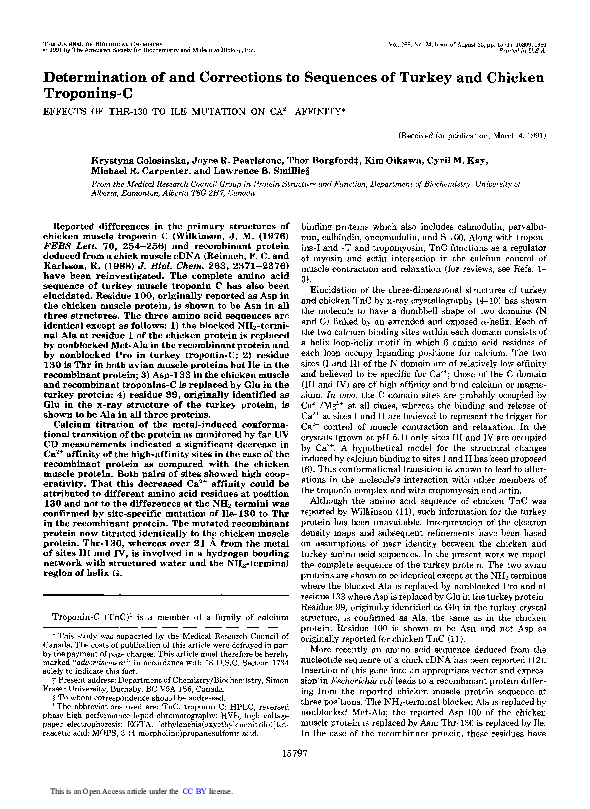 (PDF) Determination of and corrections to sequences of turkey and ...