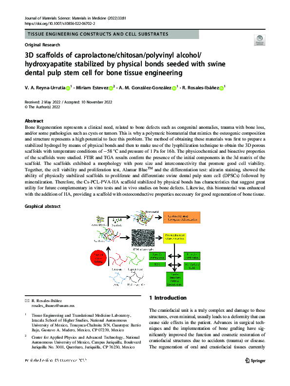 (PDF) 3D scaffolds of caprolactone/chitosan/polyvinyl alcohol ...