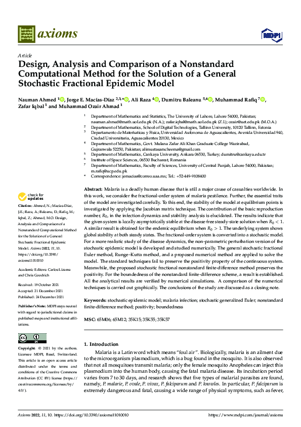 (PDF) Design, Analysis and Comparison of a Nonstandard Computational ...