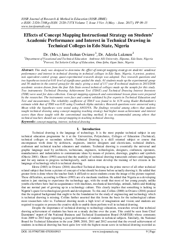 (PDF) Effects of Concept-Mapping Instructional Strategy in Remediating ...